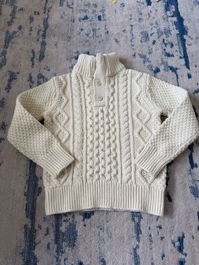 NWT Gap Boy’s Cable Knit Sweater in Chino XS 4-5